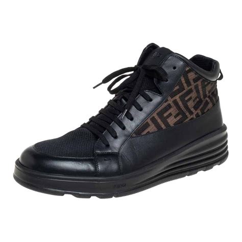 fendi zucca platform sneakers|fendi ff mesh platform sneakers.